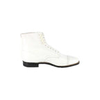 Madison Stacy Adams Ankle Boot Biscuit Casual Shoes 00015-100 White