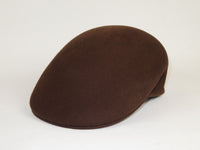Men Fashion Classic Flannel Wool Ascot Ivy Hat Bruno Capelo Tyson TY101 Brown