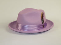 Men Bruno Capelo Hat Australian Wool Crushable Fedora Untouchable UN127 Lavender