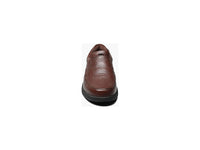 Men's Nunn Bush Cam Moc Toe Slip On Walking Shoes Brown Tumbled 84696-247