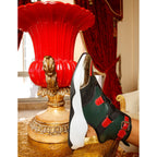 The Ottoman Green & Gold Leather Ankle Women Boot Final Sale!