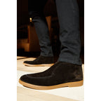 The Belek Black Open Walk Suede Leather Men Boot Final Sale!