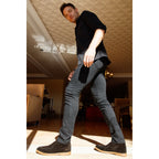 The Belek Black Open Walk Suede Leather Men Boot Final Sale!