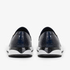 The Padova Navy Blue Leather Men Sneaker