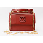 The Maneadero Dark Red Leather Handbag