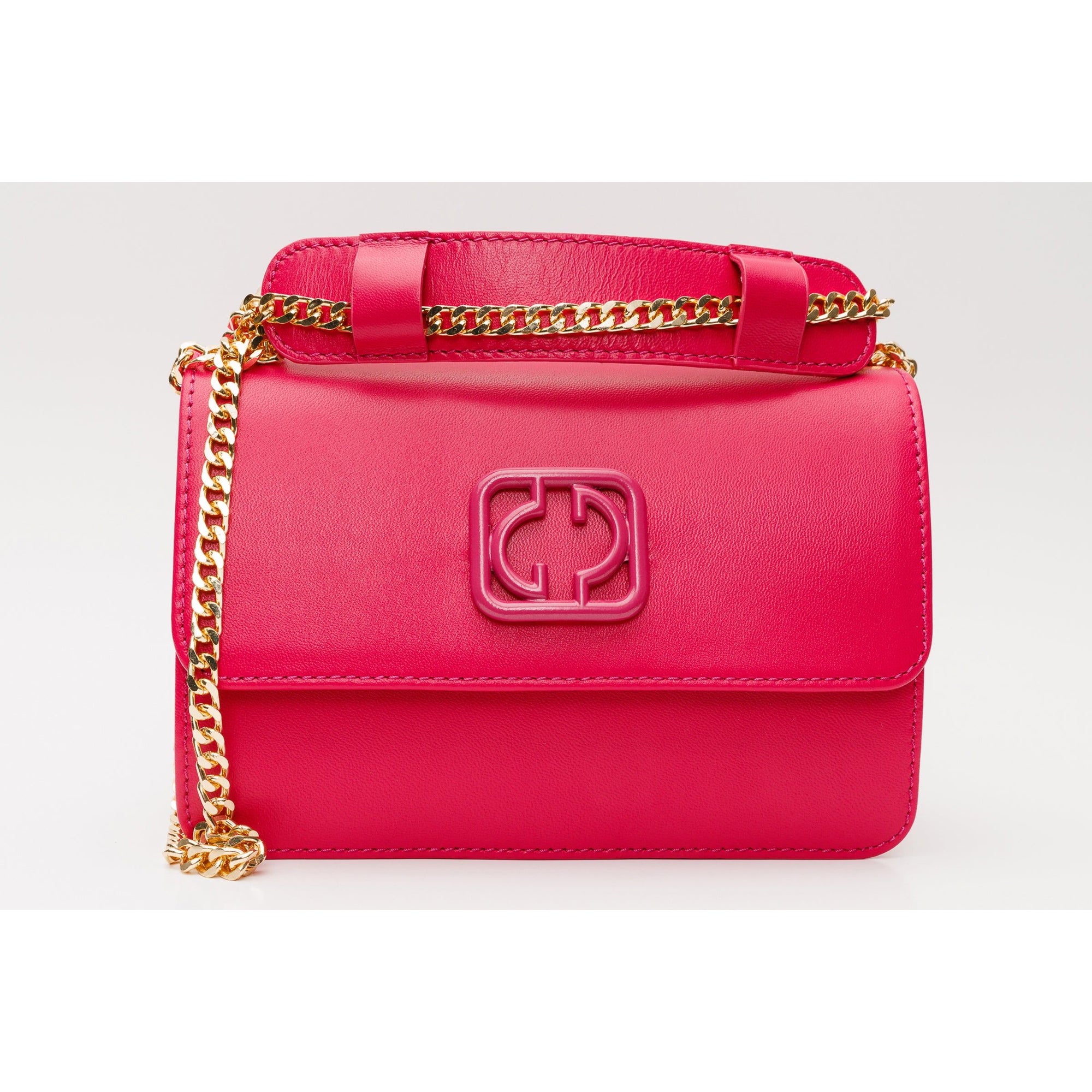 The Maneadero Fuchsia Leather Handbag