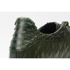 The Adler Green Snake Leather Men Sneaker Limited Edition