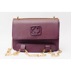 The Maneadero Purple Leather Handbag