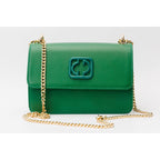 The Maneadero Green Leather Handbag