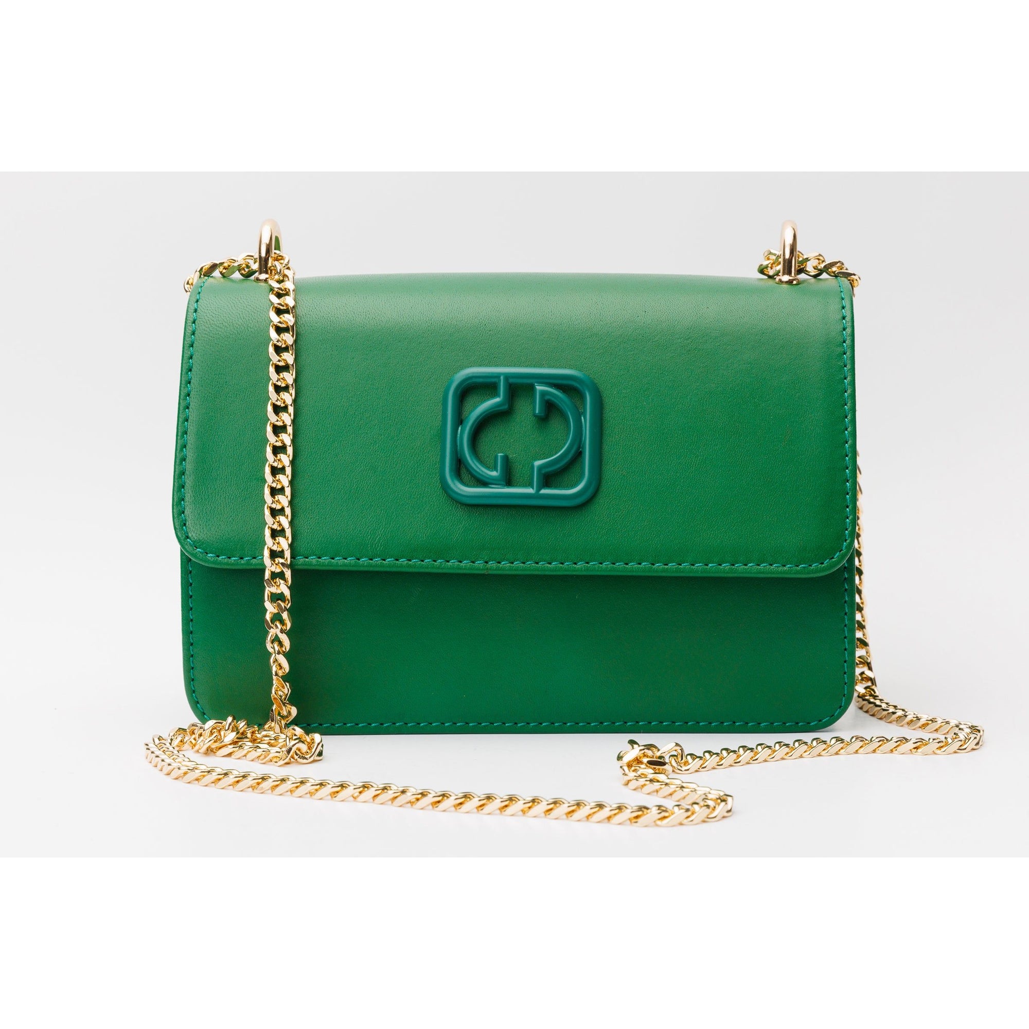 The Maneadero Green Leather Handbag