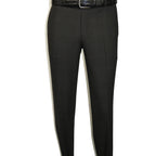 Men Suit BERLUSCONI Turkey Italian Wool 180's Single Breasted 623-01 Black Plaid