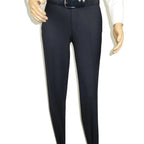 Men Suit BERLUSCONI Turkey Italian Wool 180's Single Breasted 623-03 Navy Plaid