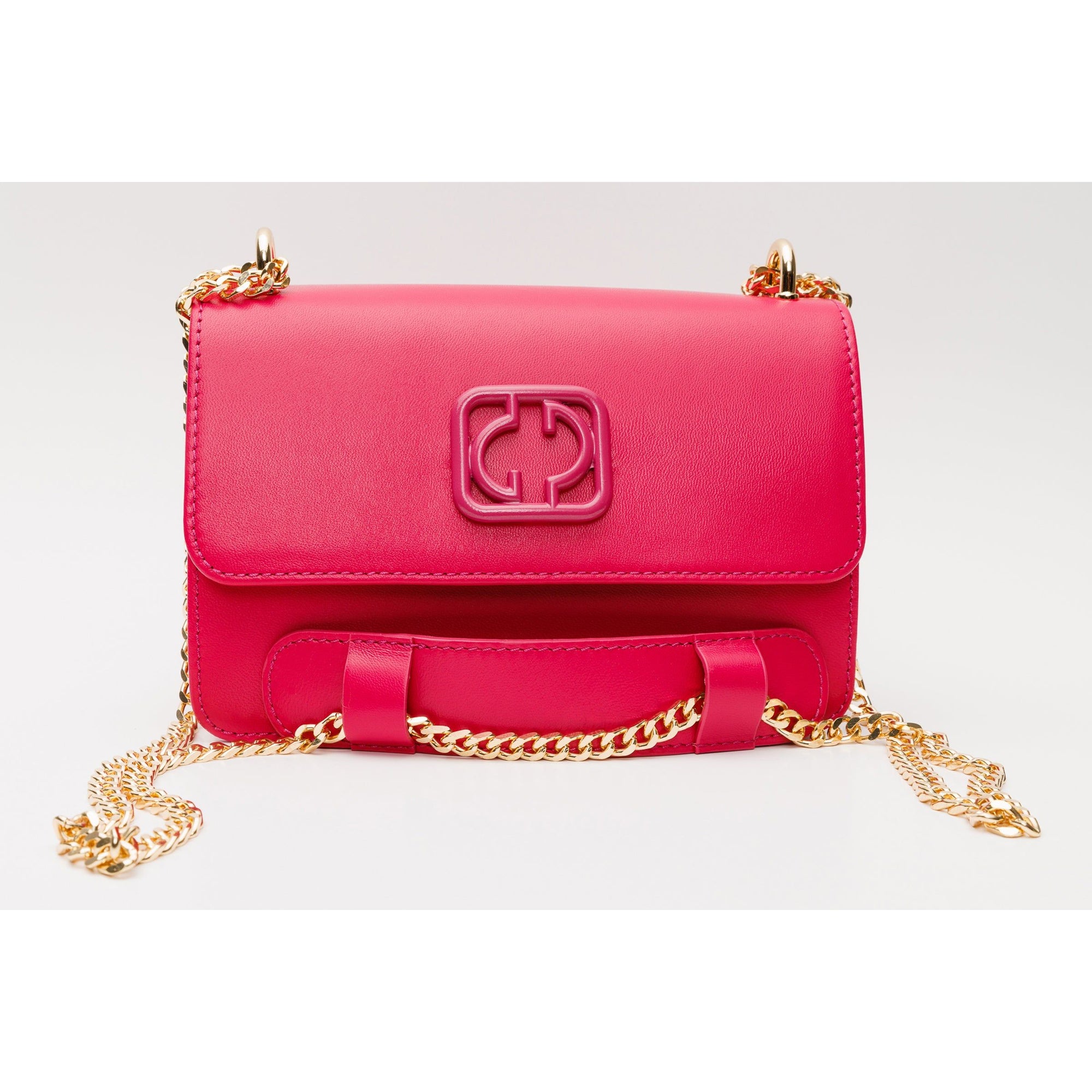 The Maneadero Fuchsia Leather Handbag