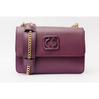 The Maneadero Purple Leather Handbag