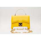 The Duffryn Yellow Leather Handbag