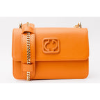 The Maneadero Orange Leather Handbag