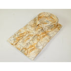 Mens Soft Linen Tencel Blend Shirt Manschett Turkey Slim Fit 7031-07 Peach/Ivory Fancy