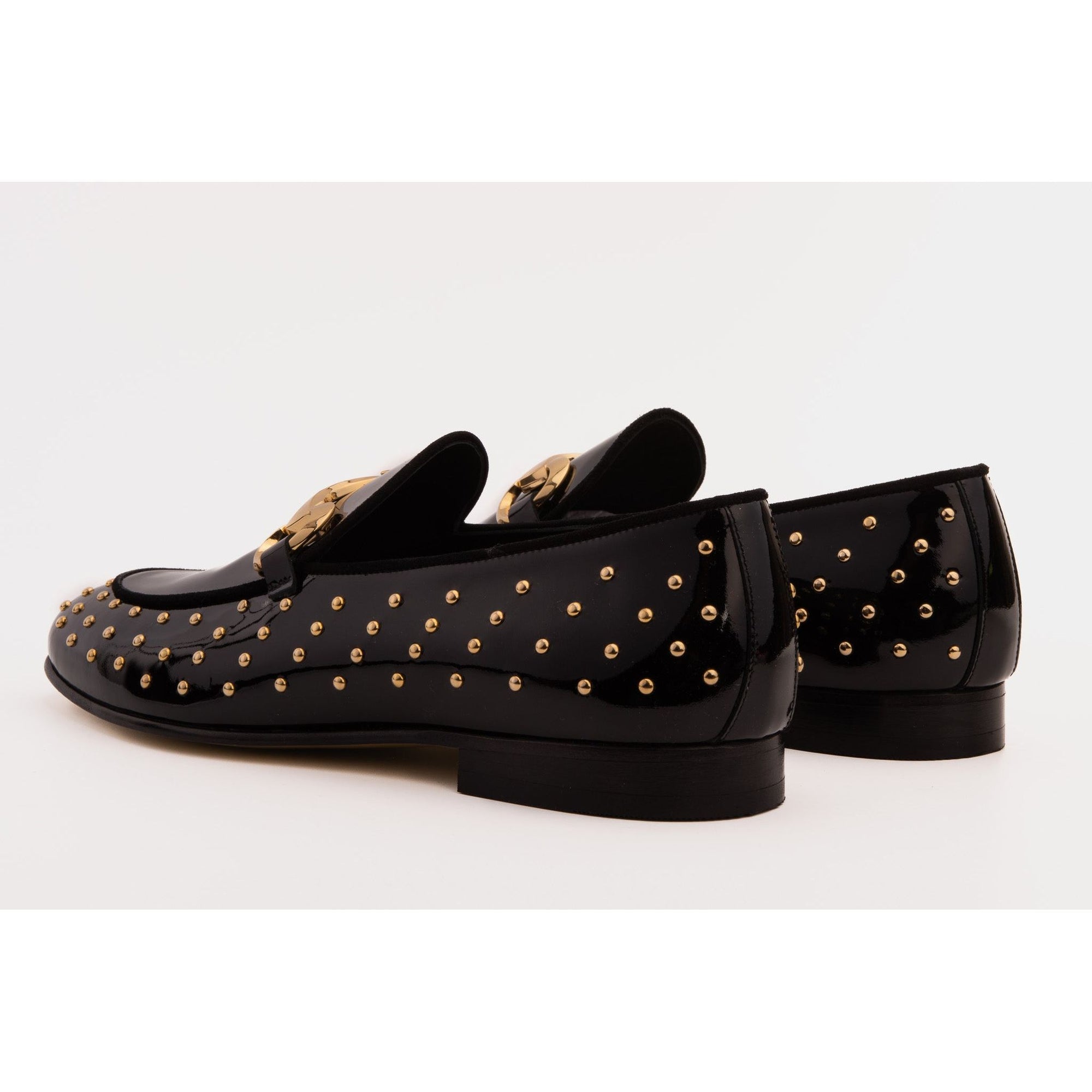 The Jupiter  Shoe Black Spike Leather  Bit Dress Loafer Limited Edition Men  Shoe