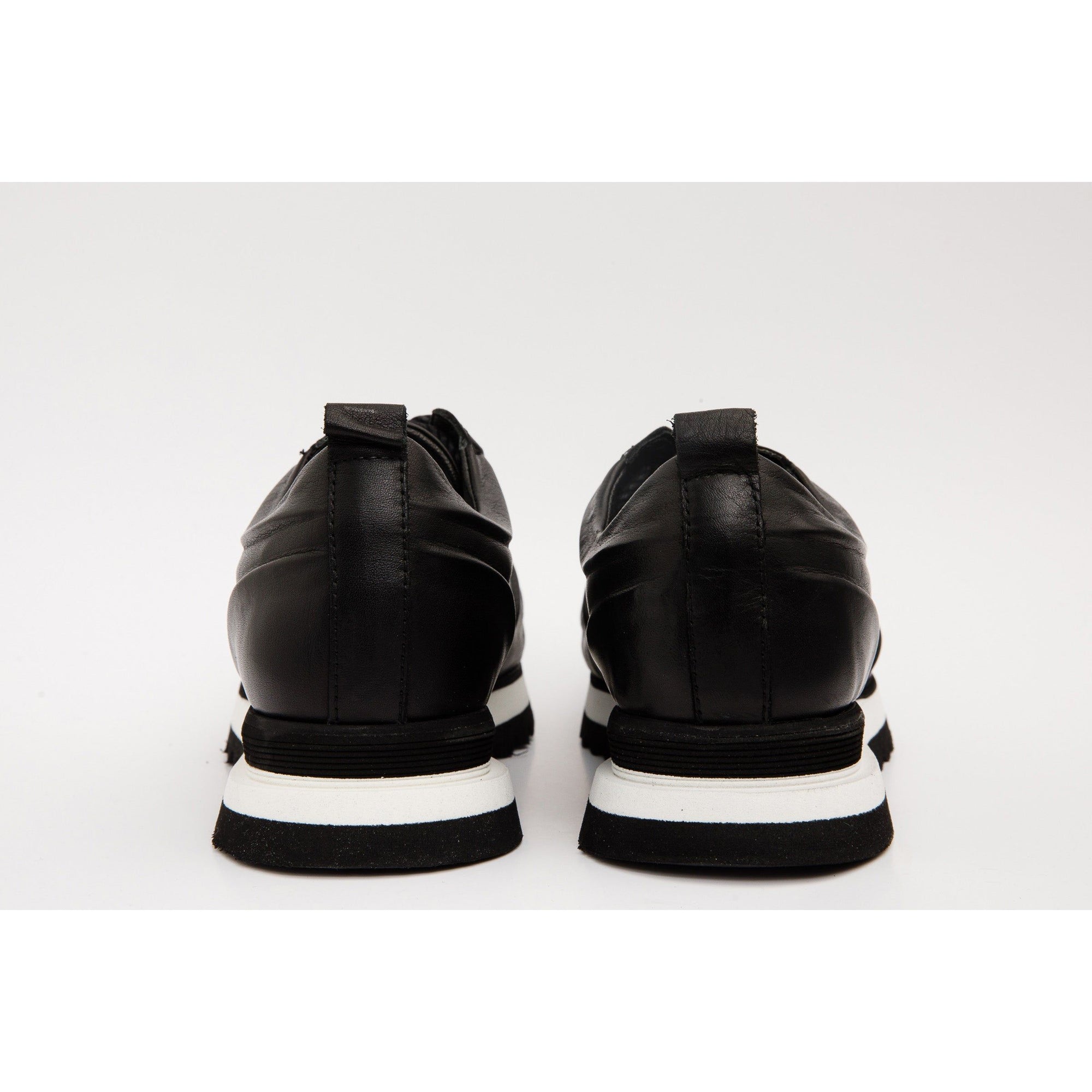 The Barnett Black Leather Men Sneaker Final Sale!