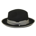 Men's Broner Wool Hat Classic Soft Fedora Swanky 73-141 Black