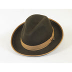 Men's Broner Wool Hat Classic Soft Fedora Swanky 73-142 Brown