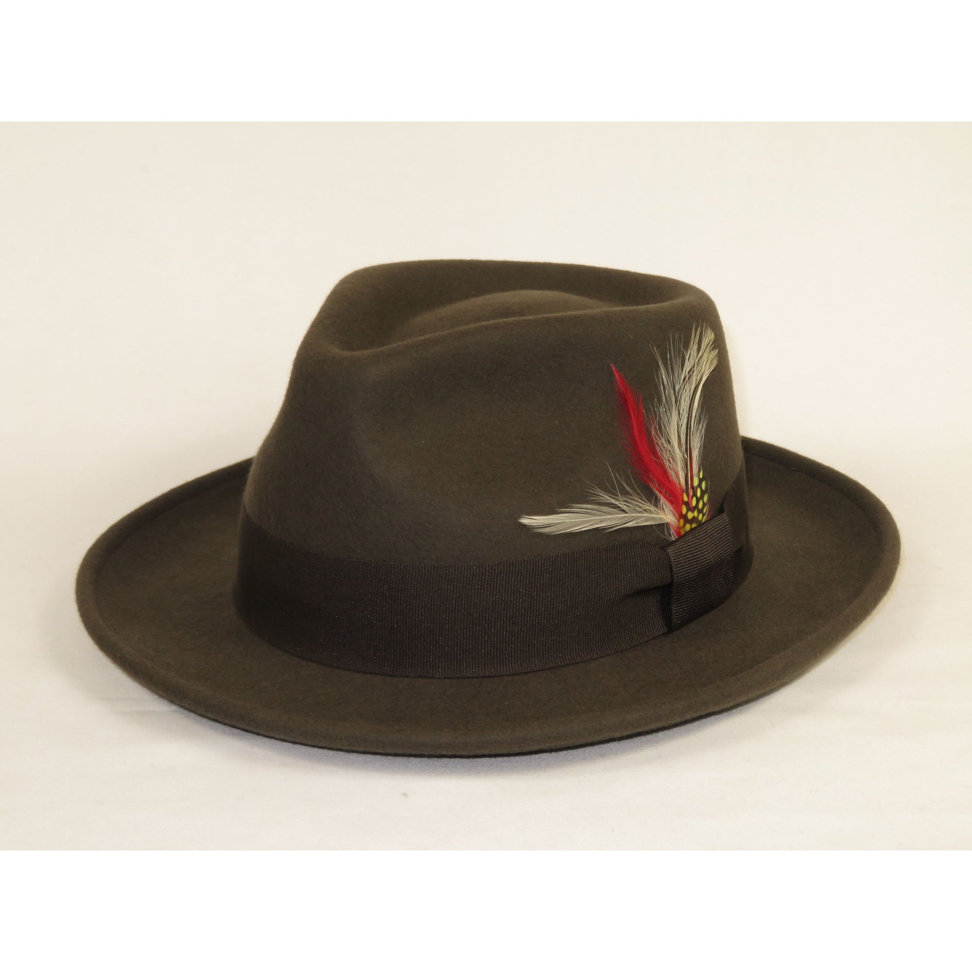 Men's Broner Wool Hat Classic Soft Fedora STREETWISE 73-042 Brown