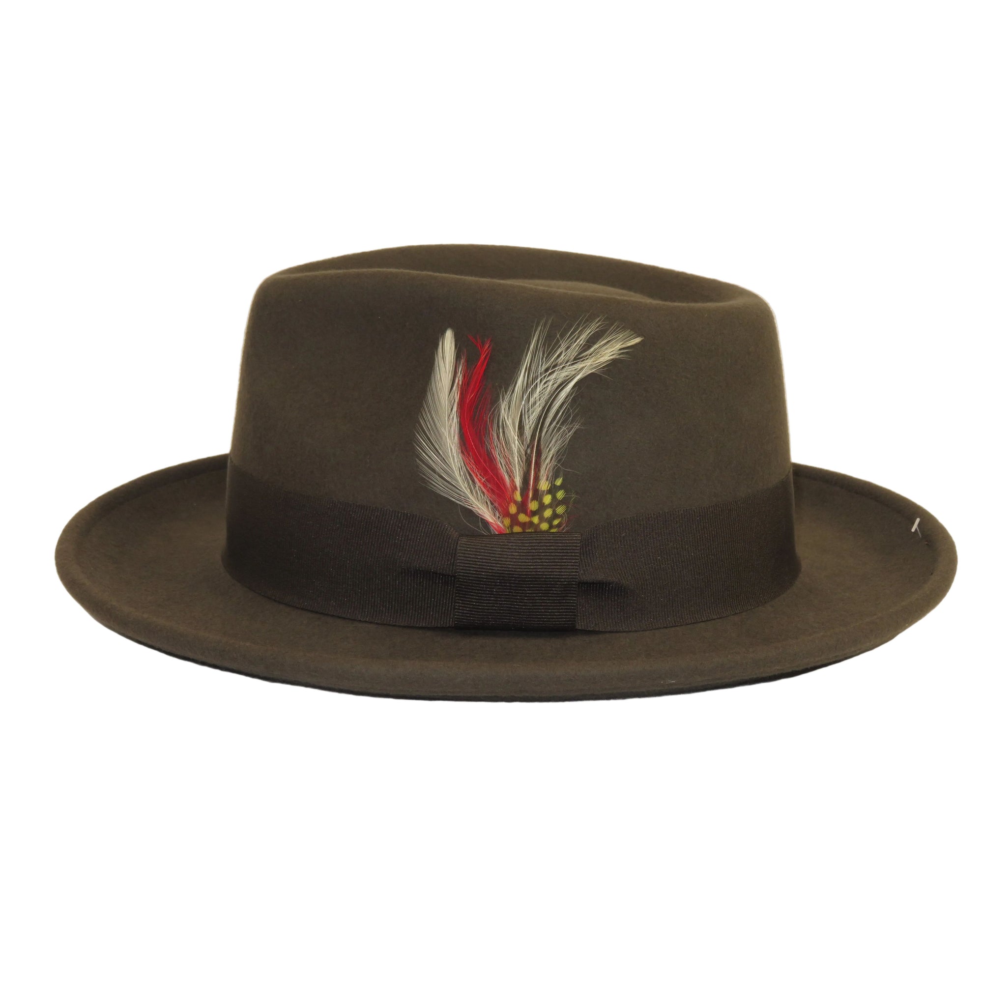 Men's Broner Wool Hat Classic Soft Fedora STREETWISE 73-042 Brown