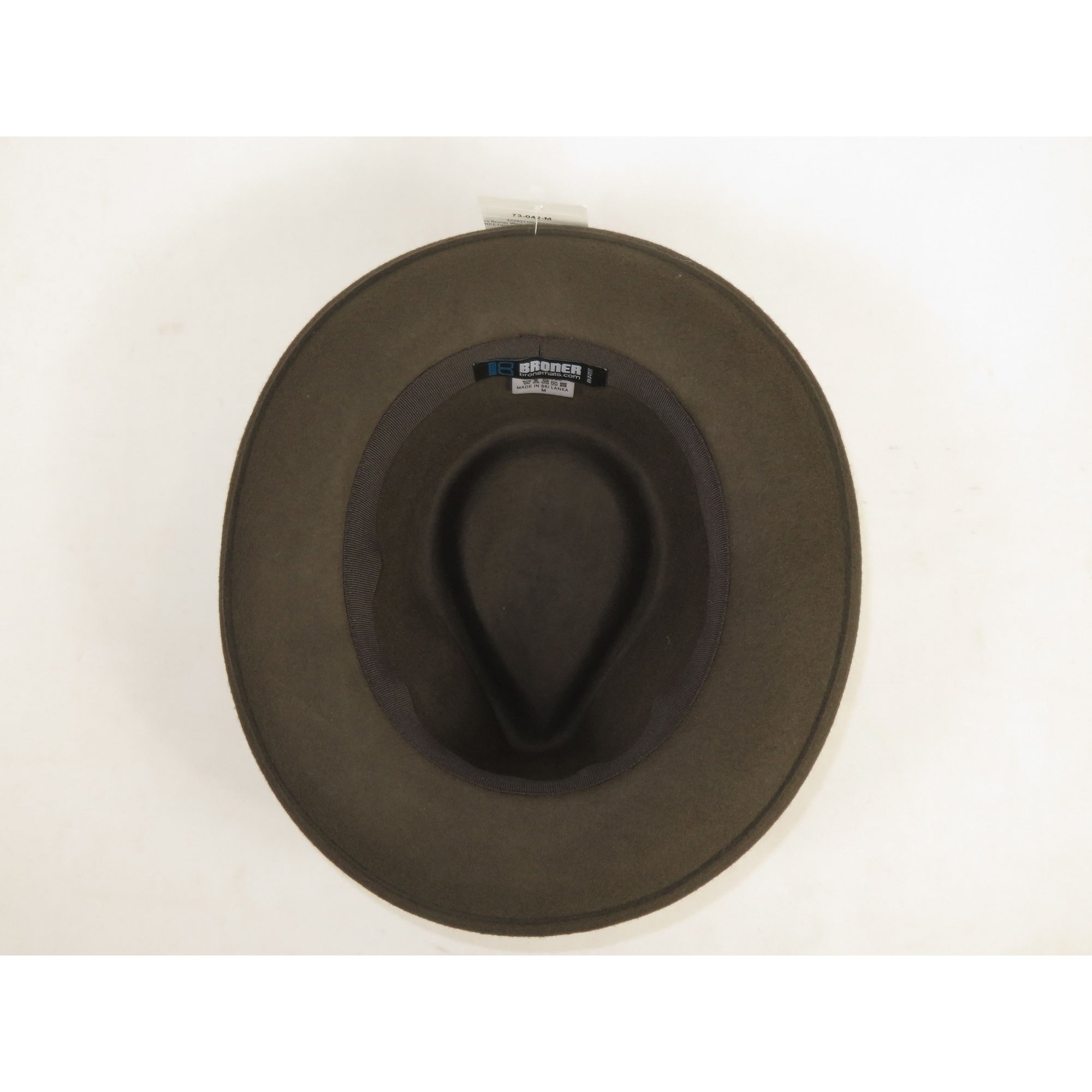 Men's Broner Wool Hat Classic Soft Fedora STREETWISE 73-042 Brown