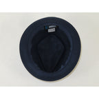 Men's Broner Wool Hat diamond crown fedora THE AVENUE 73-4604 Navy