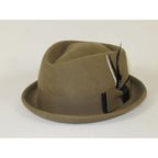 Men's Broner Wool Hat diamond Crown Fedora THE AVENUE 73-4609 Moss