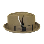 Men's Broner Wool Hat diamond Crown Fedora THE AVENUE 73-4609 Moss