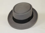 Men's Broner Wool Hat Pork Pie Classic Soft Light Weight 73-5203 Grey