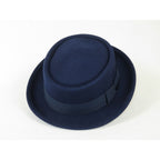 Men's Broner Wool Hat Pork Pie Classic Soft Light Weight 73-5204 Navy