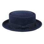 Men's Broner Wool Hat Pork Pie Classic Soft Light Weight 73-5204 Navy