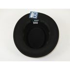 Men's Broner Wool Hat Pork Pie Telescope Crown STOUT 73-701 Black