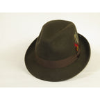 Men's Broner Wool Hat Classic Soft Fedora SCORSESE 73-780 Brown