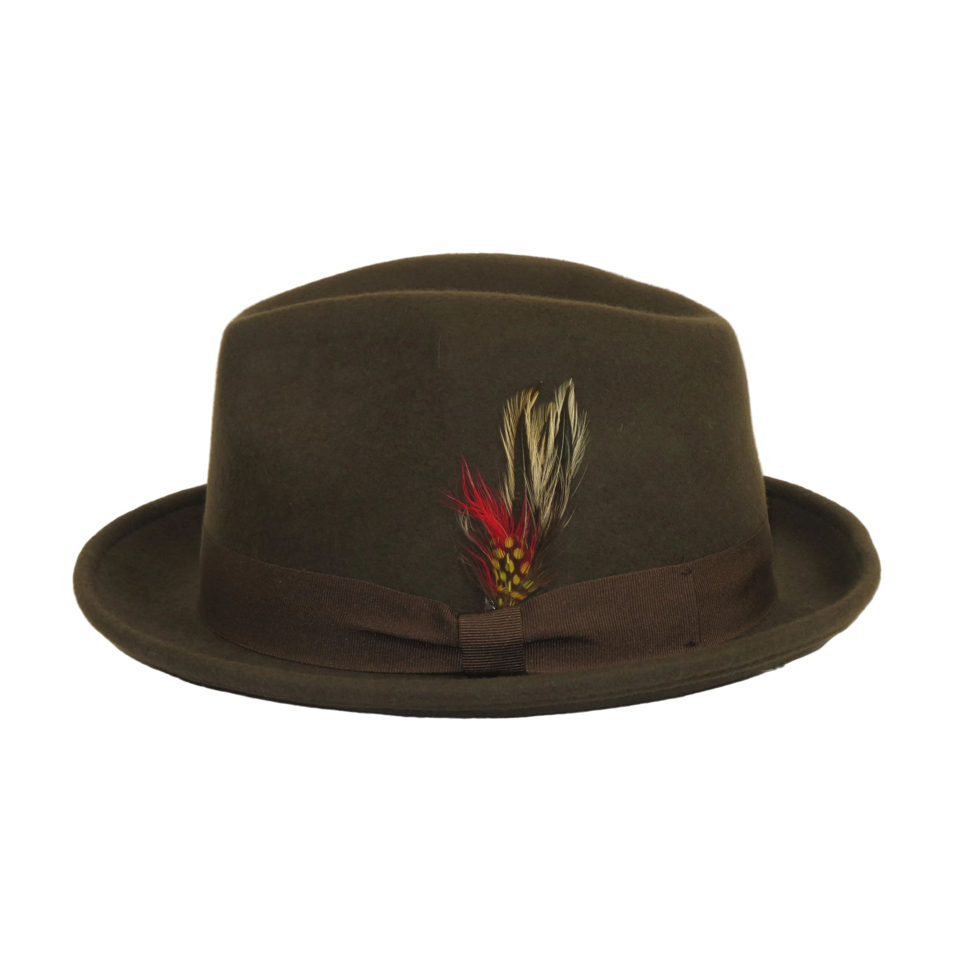 Men's Broner Wool Hat Classic Soft Fedora SCORSESE 73-780 Brown