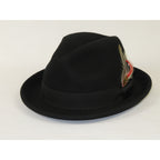 Men's Broner Wool Hat Classic Soft Fedora SCORSESE 73-781 Black
