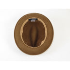 Men's Broner Wool Hat Classic Soft Fedora SCORSESE 73-782 Pecan Brown