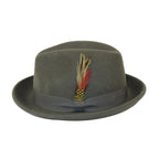 Men's Broner Wool Hat Classic Soft Fedora SCORSESE 73-783 Gray