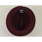 Men's Broner Wool Hat Classic Soft Fedora SCORSESE 73-785 Merlot Wine