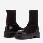 The Sorella Black Tip Suede Leather Women’s Boot