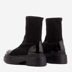 The Sorella Black Tip Suede Leather Women’s Boot