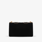 The Infanta Black Spike Leather Handbag
