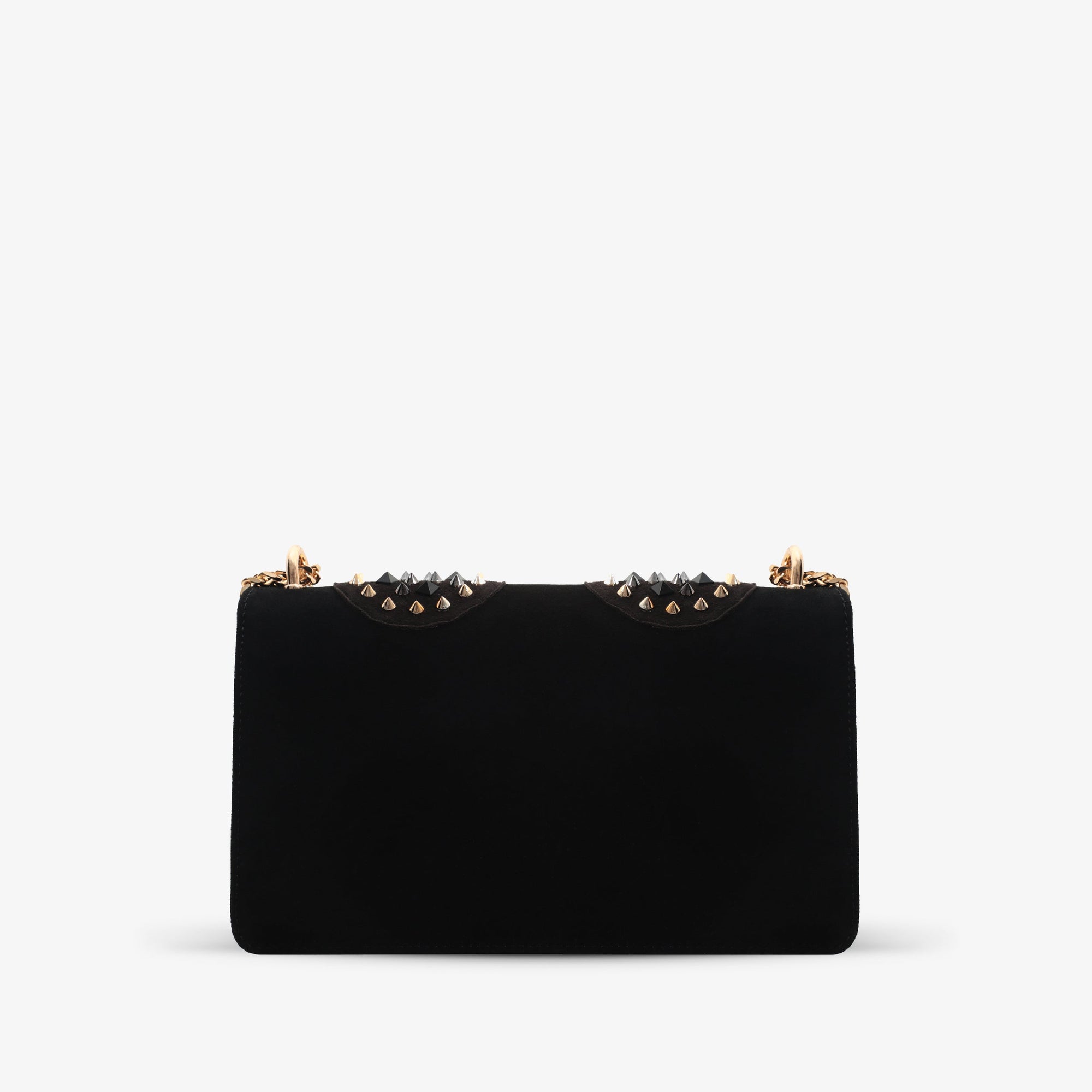 The Infanta Black Spike Leather Handbag
