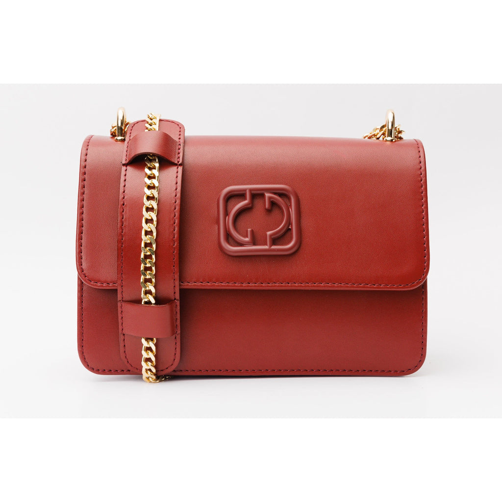The Maneadero Dark Red Leather Handbag