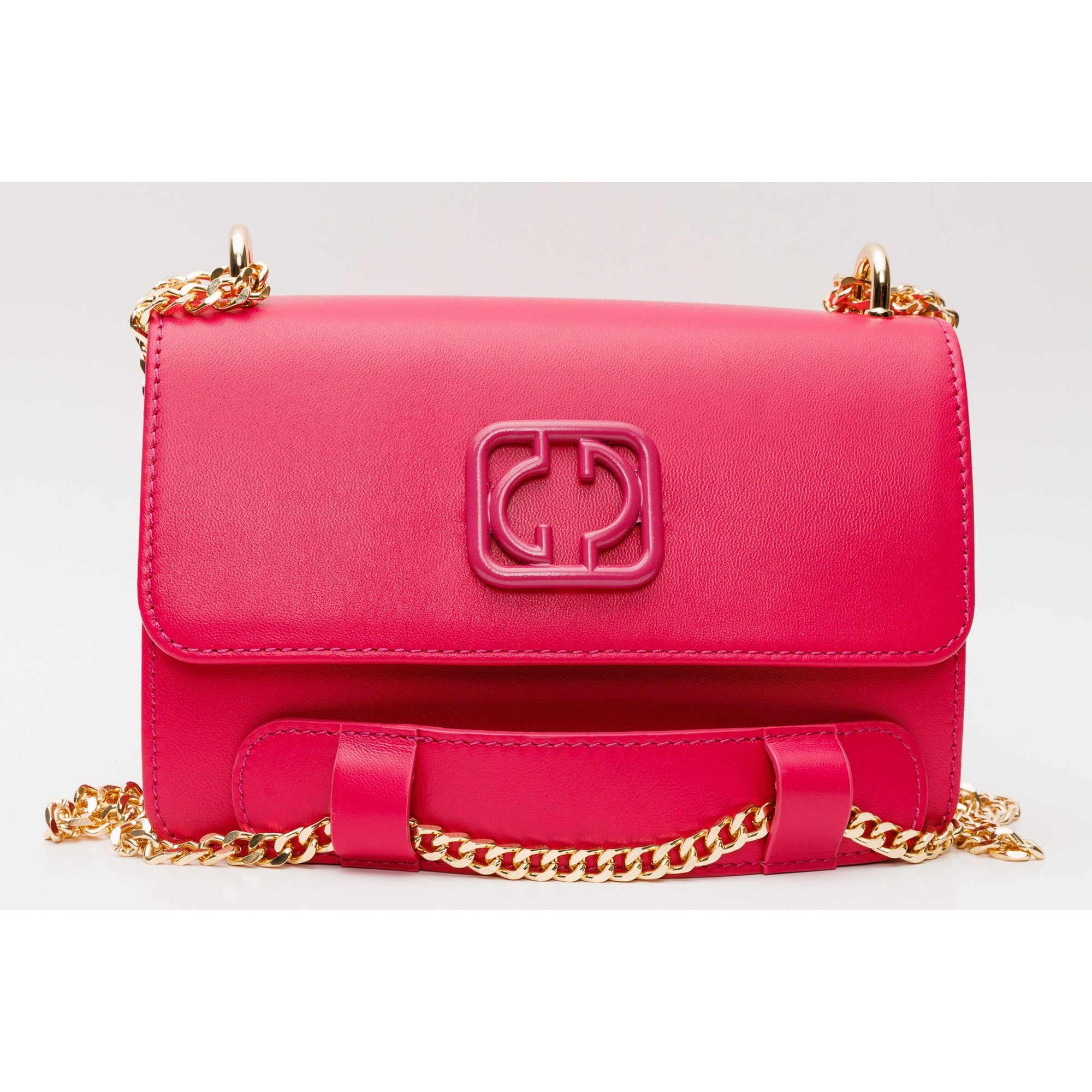 The Maneadero Fuchsia Leather Handbag