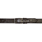 Men's Belt By PICCODER Turkey Genuine Leather Embossed Crocodile 8100 Brown