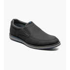 Nunn Bush Hyde II Moc Toe Slip On Shoes Comfortable Black 81360-001