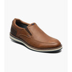 Nunn Bush Hyde II Moc Toe Slip On Shoes Comfortable Cognac 81360-221